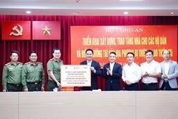 SHB, T&T Group cùng Bộ Công an xây nhà và điểm trường thiệt hại bởi lũ