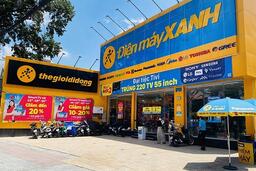 Doanh số chuỗi điện thoại, điện máy của MWG tăng 32% dù giảm hơn 200 cửa hàng
