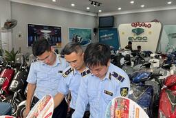 Tạm giữ hơn 50 xe máy điện có dấu hiệu nghi vấn là hàng giả