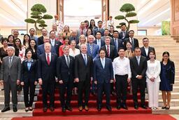 Thủ tướng làm việc với đoàn doanh nghiệp của USABC