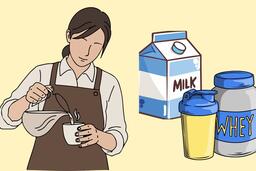 Pha protein với sữa nóng đúng cách để không vón cục và tăng hấp thu