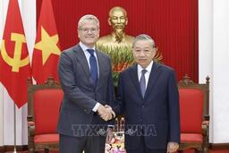 Tổng Bí thư Tô Lâm hoan nghênh Tập đoàn Maersk phát triển cảng biển xanh tại Việt Nam