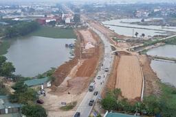 Khởi công gần 3 năm, dự án mở đường rộng 60m ở Hà Nội chưa giải quyết xong vướng mắc