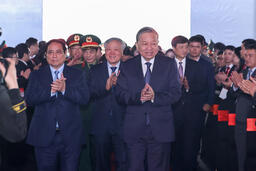 Tổng Bí thư Tô Lâm dự Lễ khởi công nhà máy chế tạo chip bán dẫn đầu tiên tại Việt Nam