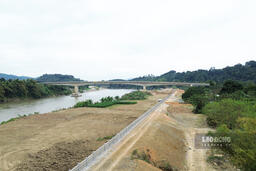 Kè chống sạt lở 300 tỉ đồng bên sông Hồng ở Lào Cai sắp về đích