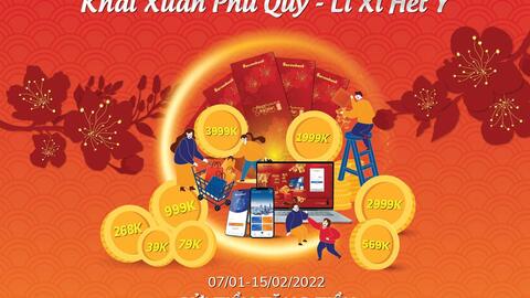 Khai xuân phú quý - lì xì hết ý khi gửi tiết kiệm tại Sacombank