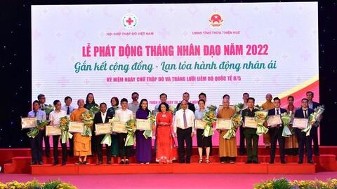 Phát động Tháng Nhân đạo năm 2022 với chủ đề “gắn kết cộng đồng- lan tỏa hành động nhân ái”