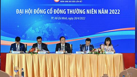 LienVietPostBank: Chia cổ tức 15% bằng cổ phiếu cho năm 2021