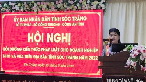 Sóc Trăng bồi dưỡng kiến thức pháp luật cho doanh nghiệp nhỏ và vừa năm 2022