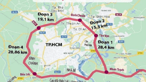 TP HCM phê duyệt ranh giới giải phóng mặt bằng dự án đường Vành đai 3