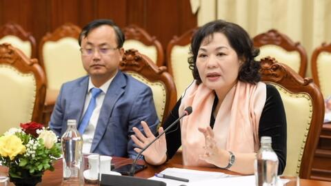 Thống đốc Nguyễn Thị Hồng tiếp Phó Tổng Giám đốc Quỹ Tiền tệ Quốc tế