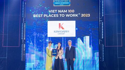 Kim Oanh Group được vinh danh top 100 nơi làm việc tốt nhất