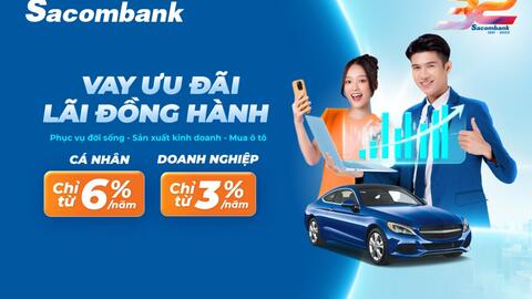Cuối năm, Sacombank tăng nguồn vốn và giảm sâu lãi suất cho vay