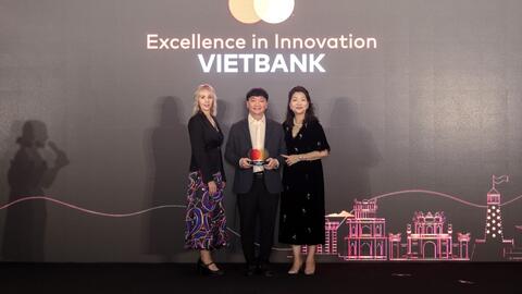 Vietbank được tổ chức thẻ quốc tế Mastercard vinh danh