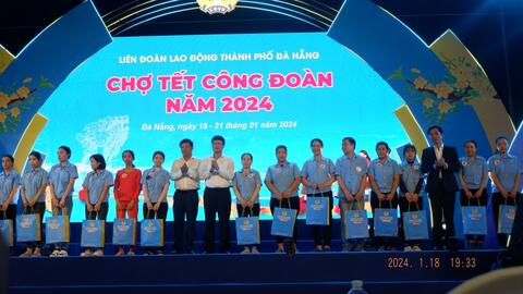 Đà Nẵng: Gần 100 tỷ đồng chăm lo Tết cho người lao động