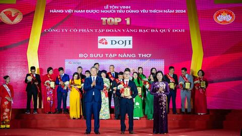BST Nàng Thơ của DOJI đạt Top 1 hàng Việt Nam được yêu thích