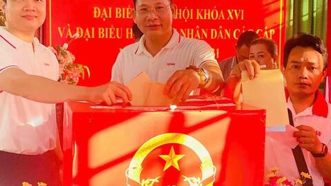 Công nhân Đồng Nai được doanh nghiệp tạo điều kiện trong ngày bầu cử