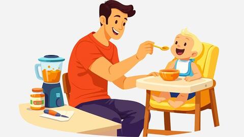 Ăn dặm đúng cách ngay từ đầu giúp bé hấp thu tốt và hình thành thói quen ăn uống khỏe mạnh