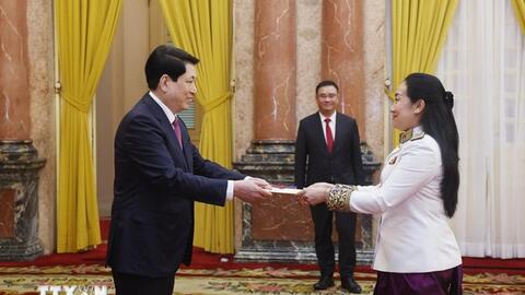 Chủ tịch nước tiếp Đại sứ Campuchia, Saudi Arabia, Dominica