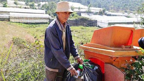 Lâm Đồng quan tâm thu gom rác thải nông nghiệp nhưng tỉ lệ còn thấp