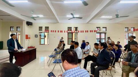 Tuyến đường liên xã có quy hoạch "xuyên qua" nhà văn hóa ở Hà Nội