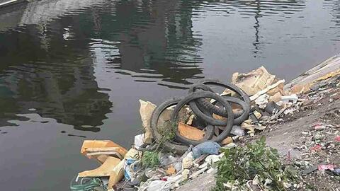 Người dân xả rác bừa bãi, kênh Đại Phú Giang, Hải Phòng xuống cấp cảnh quan