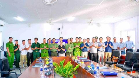 Ra mắt mô hình Doanh nghiệp không ma túy tại Cảng Quốc tế Trung Nam Cà Ná