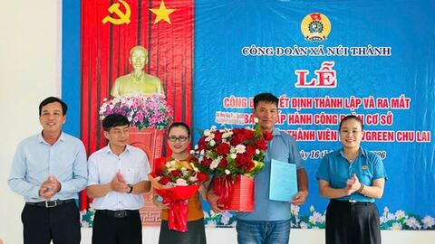 Công đoàn Đà Nẵng thành lập công đoàn cơ sở tại doanh nghiệp 100% vốn nước ngoài