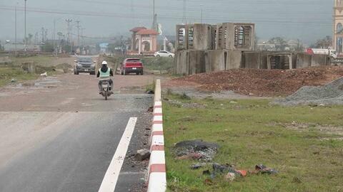 Vướng giải phóng mặt bằng, đường 600 tỉ đồng dang dở kéo dài