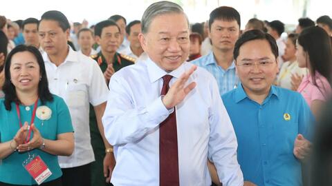 Tổng Bí thư, Chủ tịch nước Tô Lâm thăm công nhân tại TPHCM