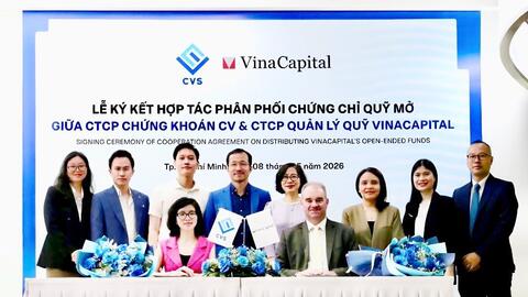 Vinacapital hợp tác cùng Chứng khoán CV phân phối chứng chỉ quỹ mở