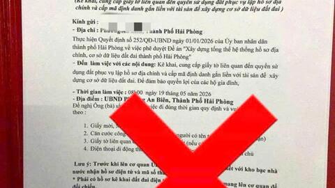 Một người ở Hải Phòng mất sạch tiền sau 20 phút vì cuộc gọi giả cán bộ phường