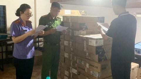 Khởi tố quản lý cửa hàng thay nhãn, giả xuất xứ bếp điện từ để trục lợi