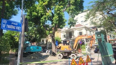 Hà Nội thúc tiến độ tháo dỡ lô cốt chống ngập