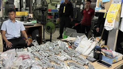 Triệt phá cơ sở sản xuất trái phép vũ khí quân dụng