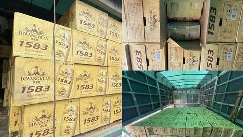 Phát hiện ôtô chở 400 thùng bia không rõ nguồn gốc tại Tuyên Quang