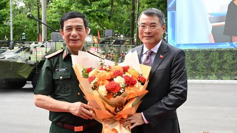 Chùm ảnh Thủ tướng dự Hội nghị Quân chính toàn quân 6 tháng năm 2026