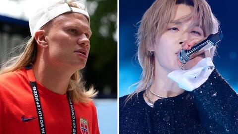 Jimin (BTS) gây sốt khi bắt chước Erling Haaland