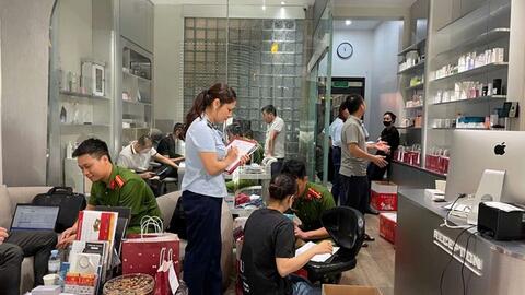 Bắc Ninh tiêu hủy hơn 600 sản phẩm dưỡng da, tẩy trang không rõ nguồn gốc