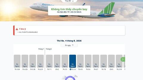 Bamboo Airways có dấu hiệu dừng toàn bộ chặng bay trong tháng 8, kết buồn cho hãng hàng không do ông Trịnh Văn Quyết sáng lập?