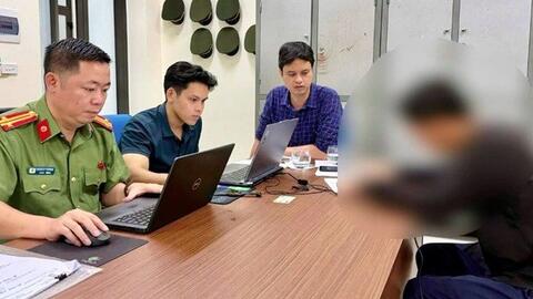 Công an xã Đại Thanh xử phạt người đăng tin xuyên tạc trên Facebook