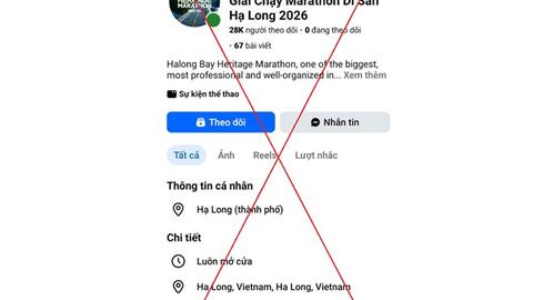 Cảnh báo thủ đoạn giả mạo Giải Marathon Quốc tế Di sản Hạ Long 2026