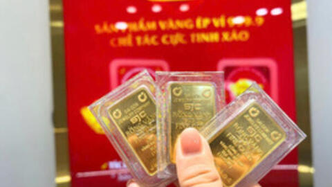 Giá vàng hôm nay (8/9): Liên tục rơi, đỏ sàn giao dịch
