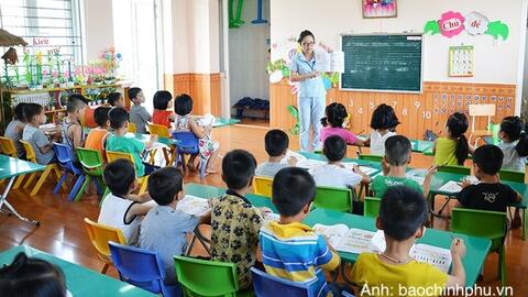 Trẻ 5-6 tuổi thuộc diện phổ cập mầm non được miễn, giảm, hỗ trợ học phí
