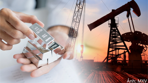 Giá bạc giảm về mức thấp nhất trong 2 tuần