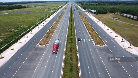 Tuyến đường dài hơn 42km kết nối sân bay Long Thành bàn giao mặt bằng 81%