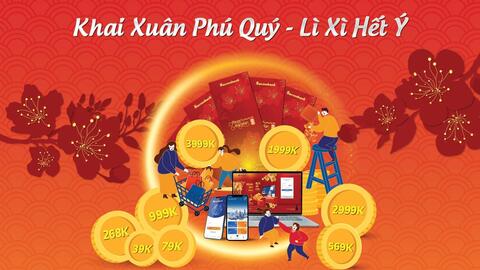 Khai xuân phú quý - lì xì hết ý khi gửi tiết kiệm tại Sacombank