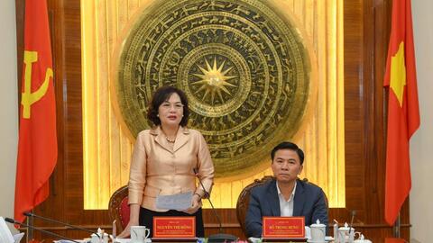 Thống đốc Nguyễn Thị Hồng làm việc với lãnh đạo tỉnh Thanh Hóa