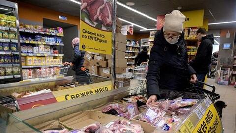 Nga: Lạm phát cao nhất kể từ đầu năm 2002