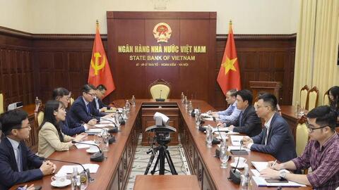 Phó Thống đốc Phạm Tiến Dũng tiếp đại diện Ngân hàng Shinhan Hàn Quốc